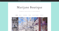Desktop Screenshot of marijaneboutique.com