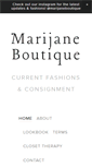 Mobile Screenshot of marijaneboutique.com